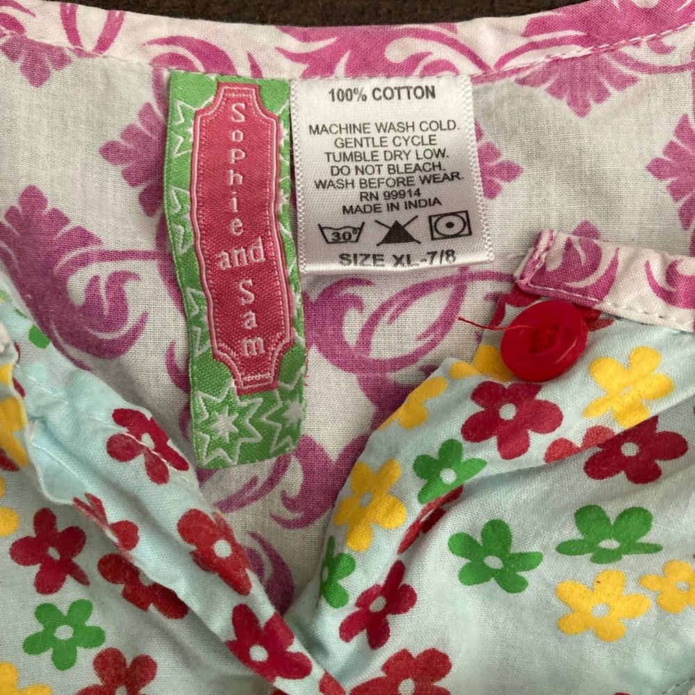 Girls 7/8 Cotton Dress
